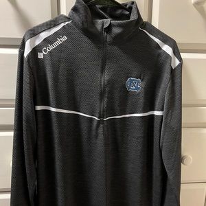 UNC half zip pullovers